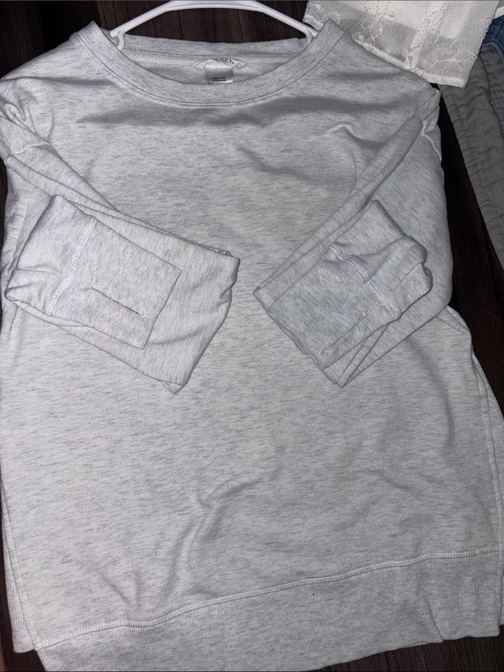 Jockey Light Gray Crewneck Pullover